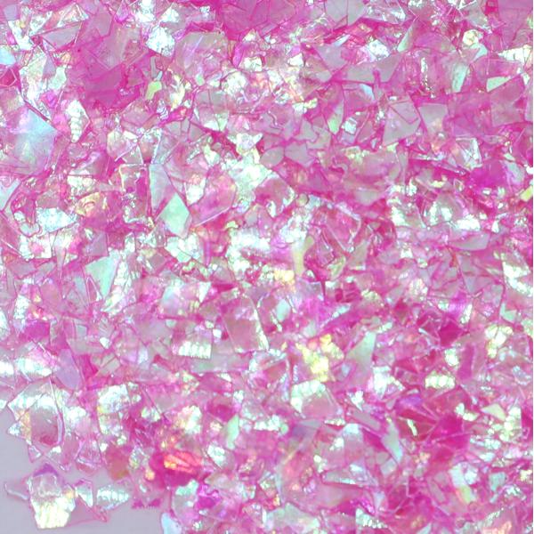 Nail Glitter - Flakes / Mylar - Pink - 8ml - Glitter Pink