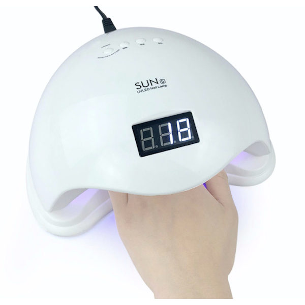 48w UV/LED-lampe med timerfunktion - SUN 5