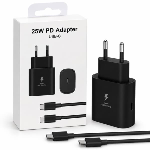 Samsungin pikalaturi - sovitin + kaapeli 20W USB-C 2m Black