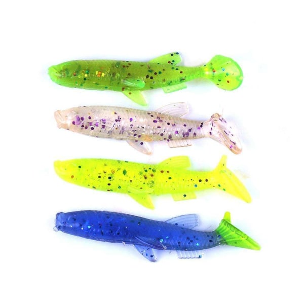 Mega æske med jigs i praktisk æske, Jigghuvud, fiskeredskaber Multicolor
