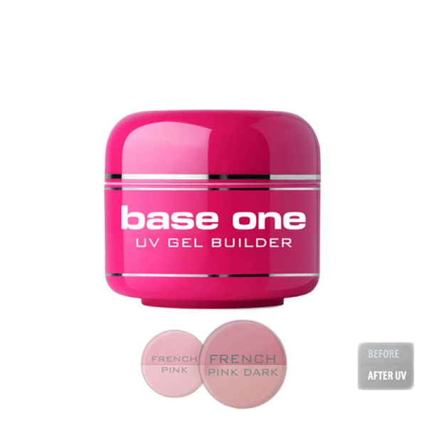 Base one - Builder - French pink dark 30g UV-gel Rosa