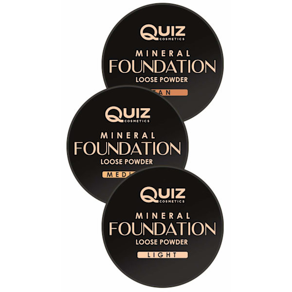 Mineralfoundation - Løs kraft - Quiz Cosmetics Tan