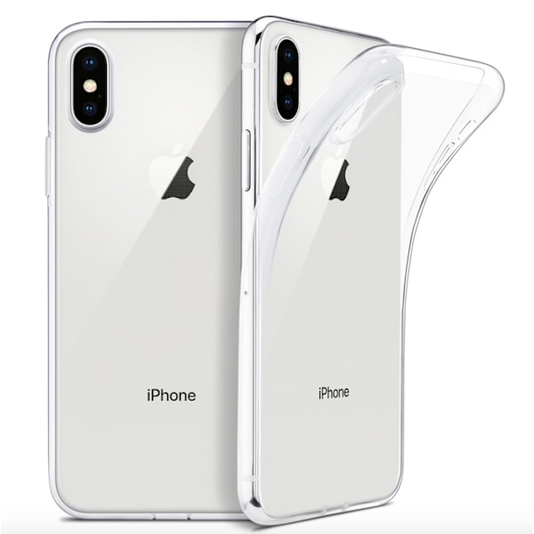 iPhone X/Xs silikonskal - Transparent Transparent