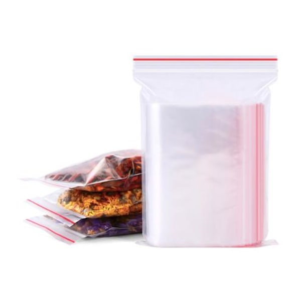 100 Ziplock poser, zipbags, ziplook 60*80mm