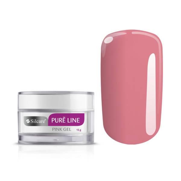 Pure line - Builder - Pink 15g UV-gel Rosa