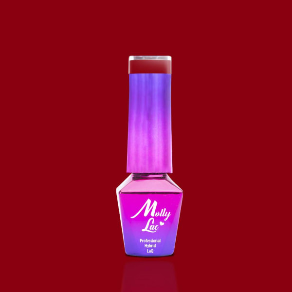 Mollylac - Gellack - Hearts & Kisses - Nr192 - 5g UV-gel/LED Röd