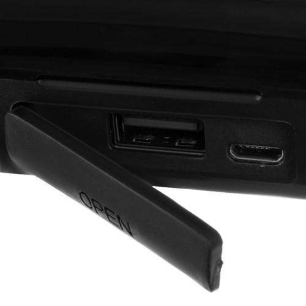 Langattomat Bluetooth-kuulokkeet LCD-näytöllä ja virtapankilla Black