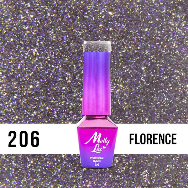 Mollylac - Geelilakka - Sensual - Nr206 - 5g UV geeli/LED