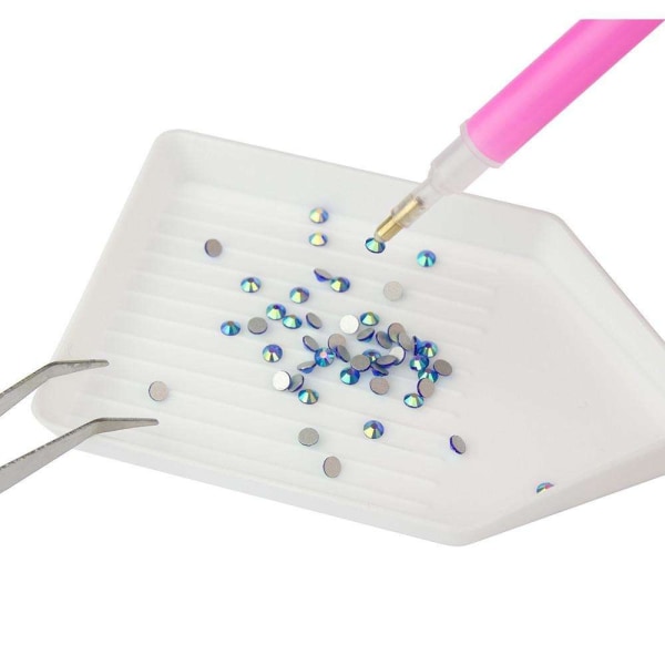 4 deler - Penn for diamantmaling - Diamantmaling - Sett Multicolor