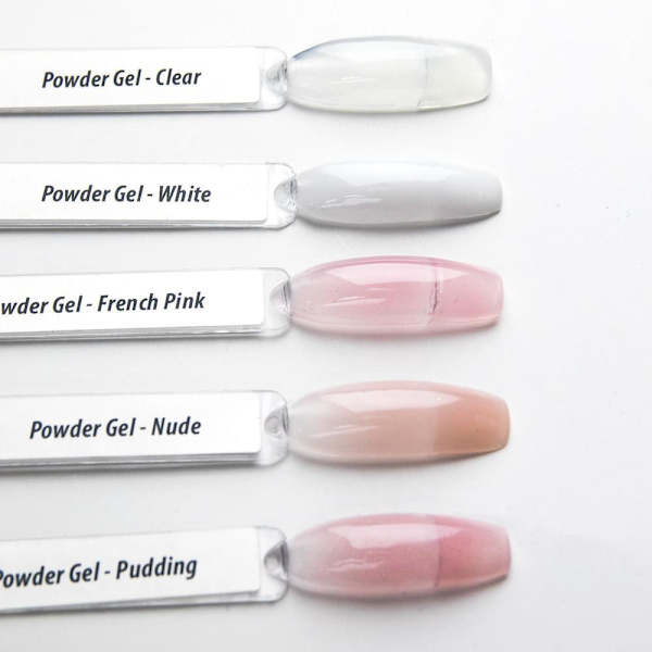 Polygel - Powder gel - Nude 15ml - Akrylgel Rosa