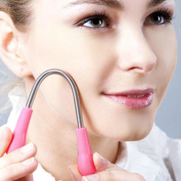 Epistick - Hårborttagning för ansiktshår - facial hair remover Rosa