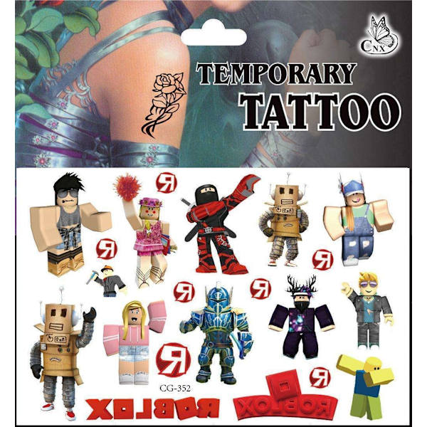 Roblox tatueringar - 4 ark - Barn tatueringar multifärg