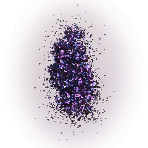 Negleglitter - Bland - Mikroballonger - 8ml - Glitter Purple