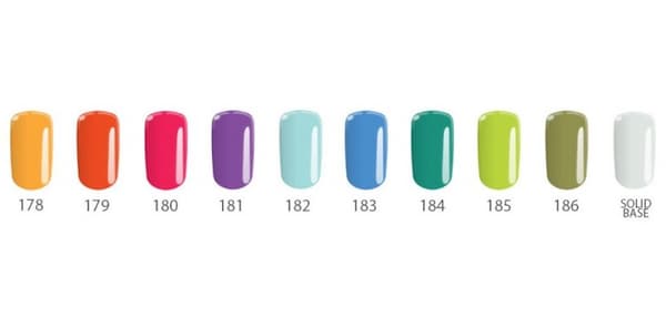 Gellack set 10-pack Flexy Mexico 4,5 g LED/UV Silcare