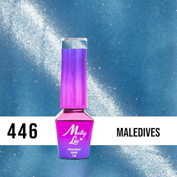 Mollylac - Geelilakka - Cat eye Womanity - Nr446 5g UV-geeli/LED