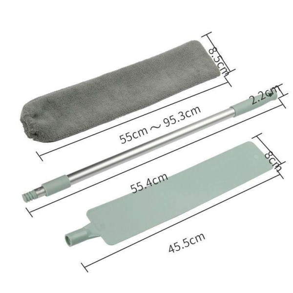 Enklere rengjøring under sofaen Rengjøringsmopp - Easyclean - Dust s Silver