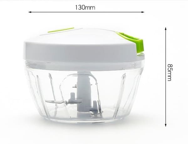 Sipulisilppuri - Manual Kitchen Helper, 500 ml White