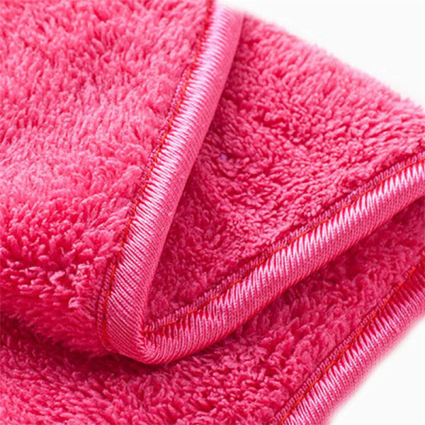 Make Up Eraser - Mikrofiber ansigtsklud håndklæde, make-up fjernelse Light pink