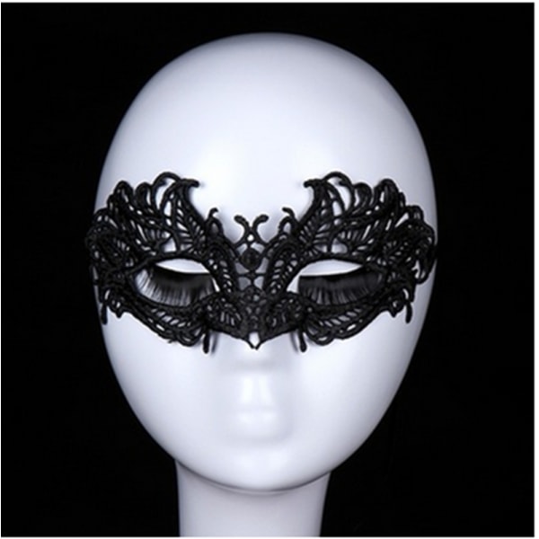 Maskeret maske - Øjenmaske - Ansigtsmaske Black