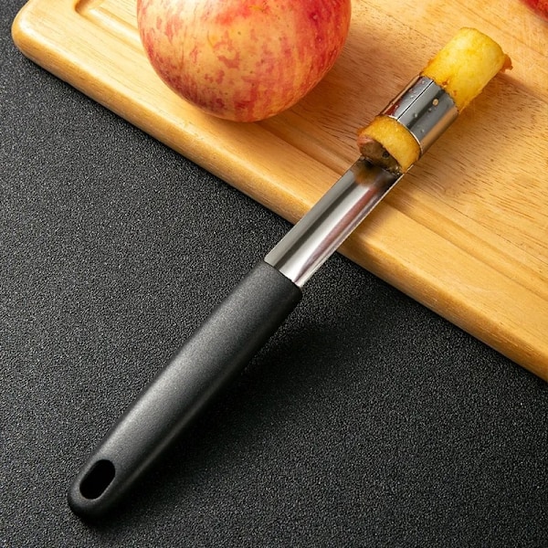 Apple Corer i rustfritt stål - Enkel og effektiv fjerning av kjerner Silver