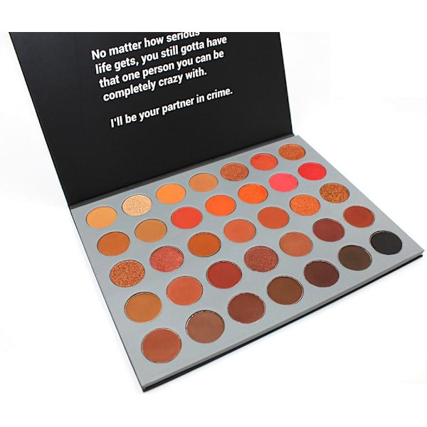 35 øjenskygger, øjenskyggepalette, makeuppalette Multicolor