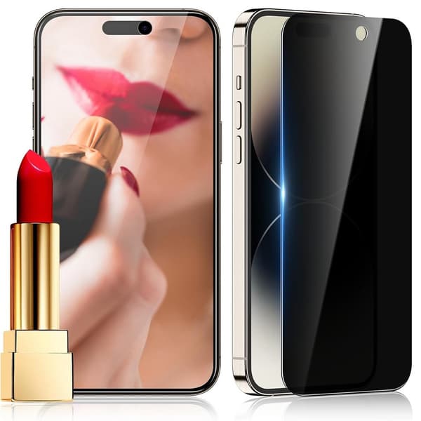 2 stk iPhone 15 Privacy Screen Protector Privacy screen protector Transparent