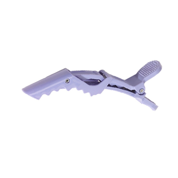 6 hårspænder Crocodile Clip frisørclips Apricot