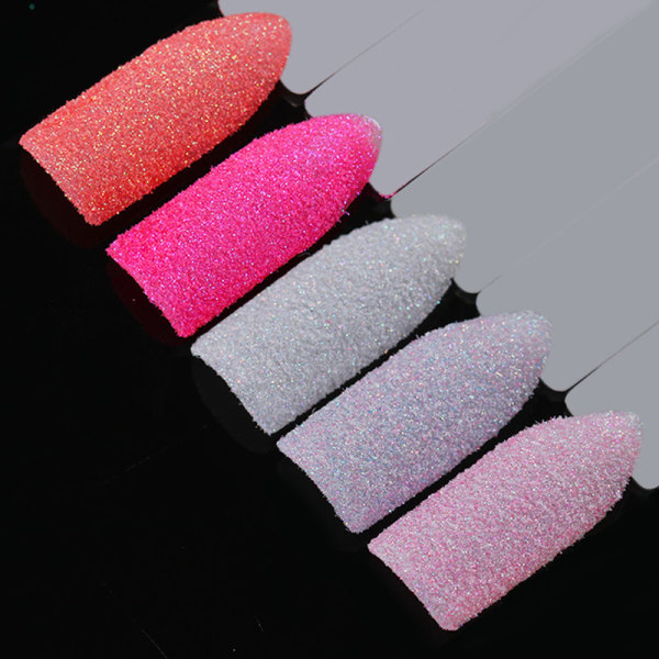 Nagelglitter mix - Rosa, lila, vit Rosa