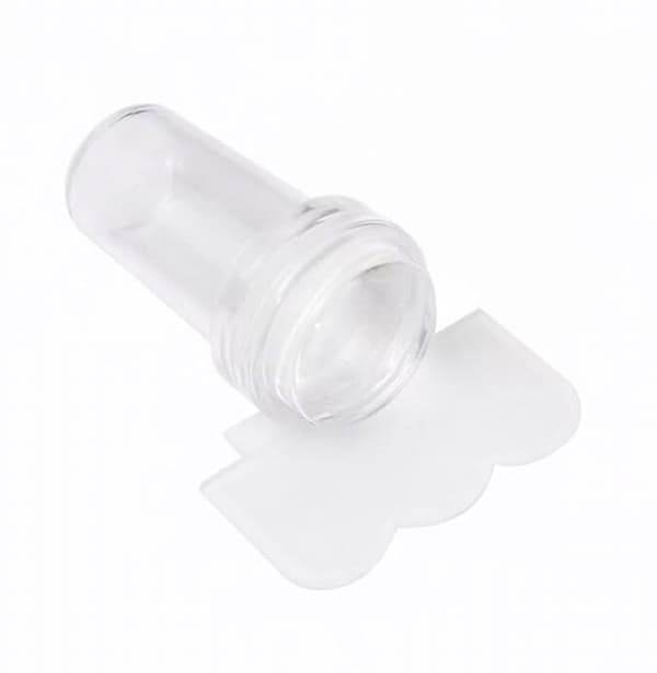 Stempelpute + skrape for nail art stempling - Klar