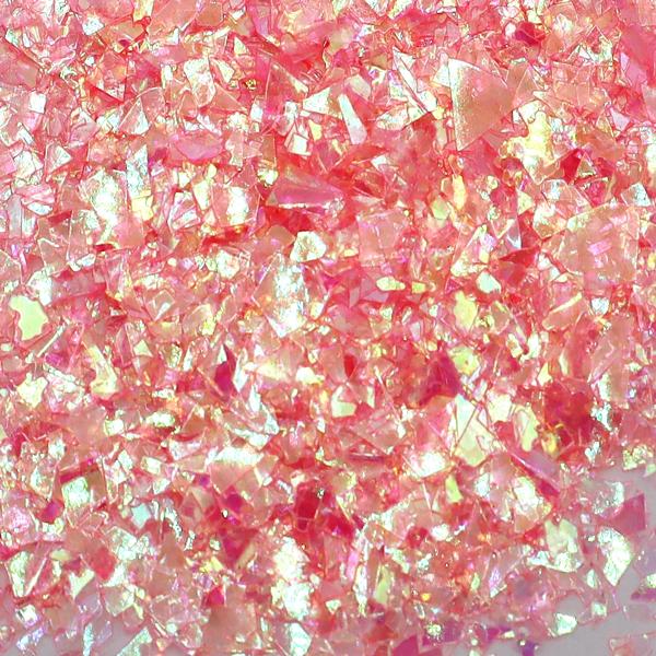 Kynsien glitter - Flakes / Mylar - Coral - 8ml - Glitter Korall