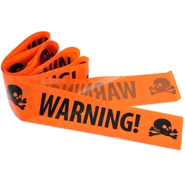 Halloween - Warning tape, Varnings tejp maskerad
