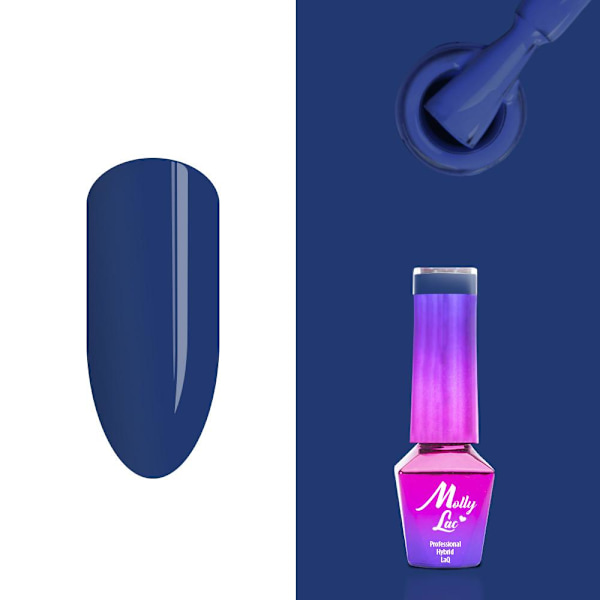 Mollylac - Gellack - Miss Iconic - Nr517 - 5g UV-gel/LED Blå