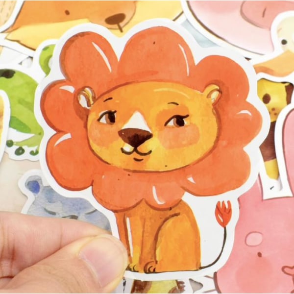 50st stickers klistermärken - Djur motiv - Cartoon multifärg