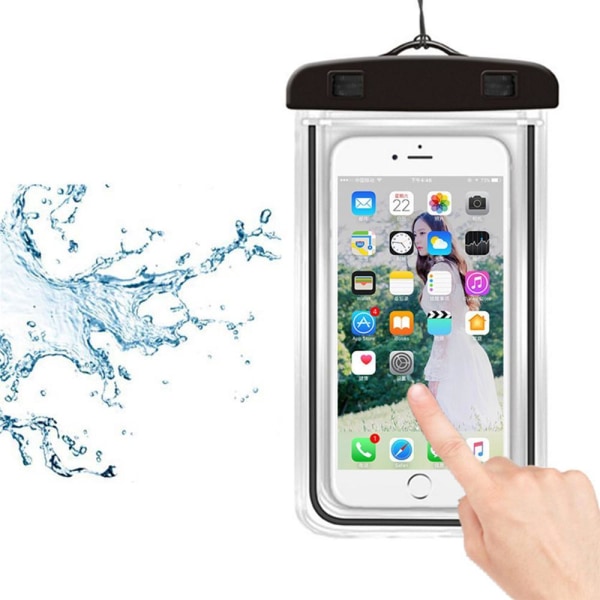 Vattentät mobilväska för smartphone - Universal - Svart