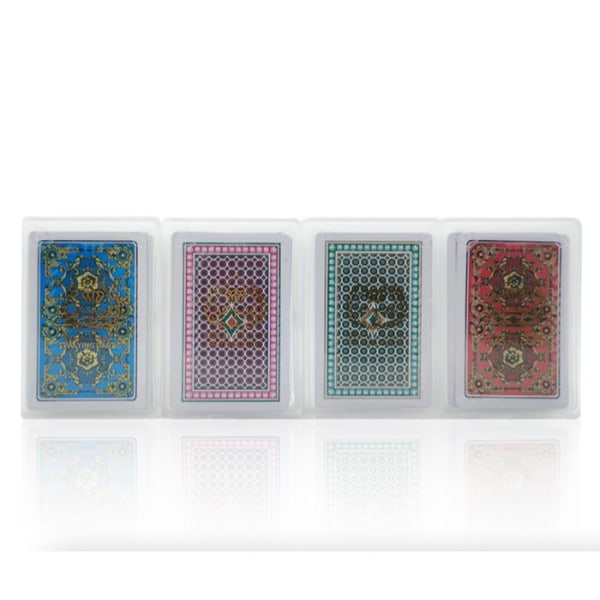 Deck - Spillekort - Poker - PVC Vandtæt Multicolor