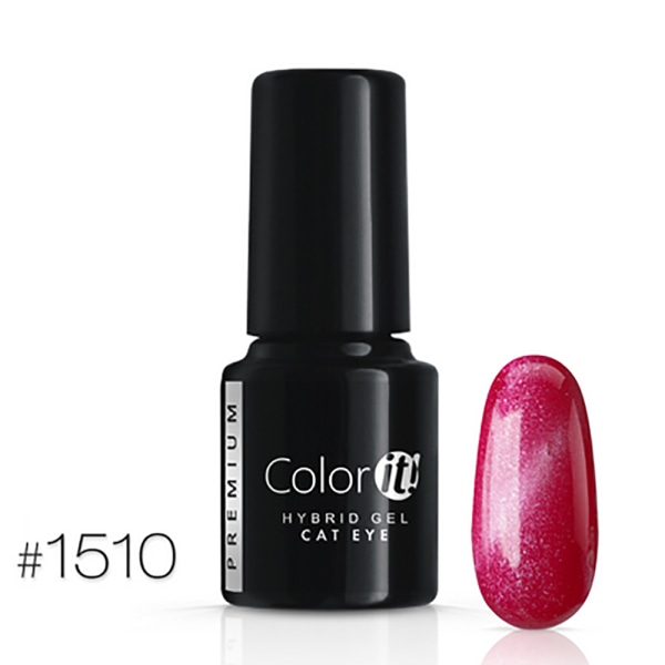 Gellack - Color IT - Premium - Cat Eye - *1510 UV-gel/LED Cerise