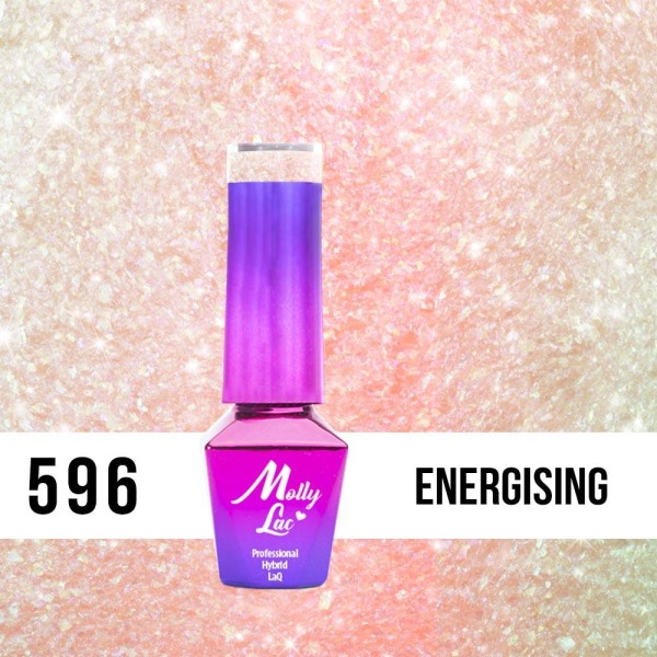 Mollylac - Gelelakk - Mermaid Whispers - Nr596 - 5g UV gel/LED