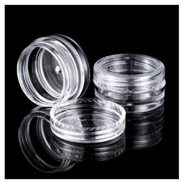 5 opbevaringsglas 5ml Transparent