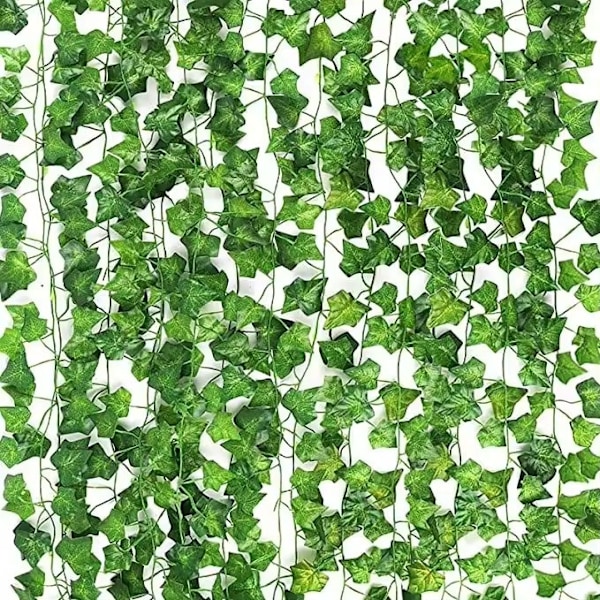 6 Meter Ivy Garland - Grøn og vedligeholdelsesfri Green