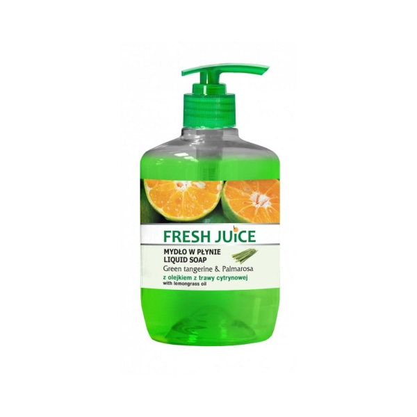 Håndsåpe - Flytende såpe - Grønn mandarin & Palmarosa - 460ml