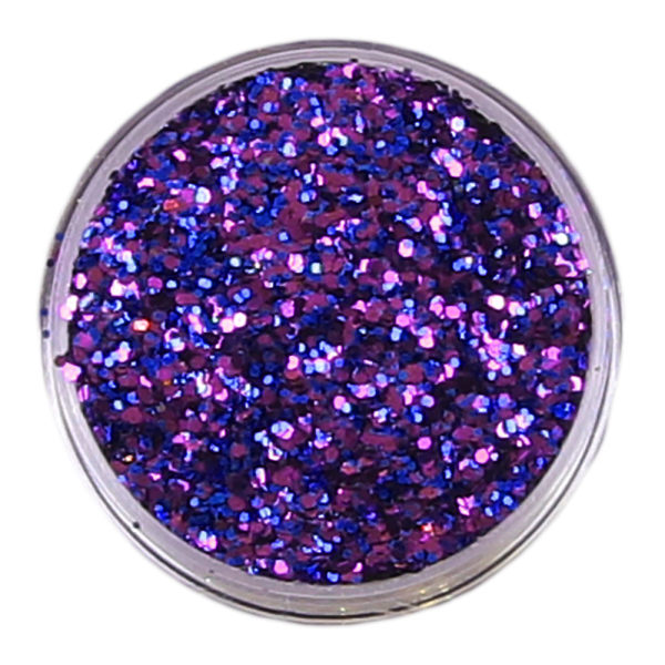 Negleglitter - Bland - Mikroballonger - 8ml - Glitter Purple