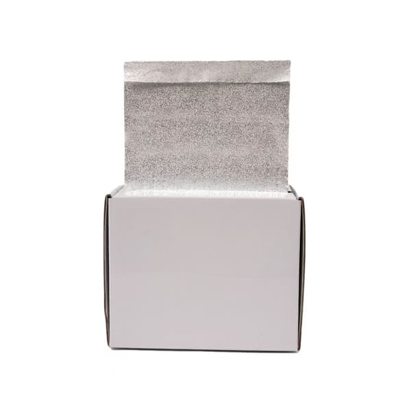 12 rullar - Hårfolie 100m - Emblosing / Embossed silver Silver