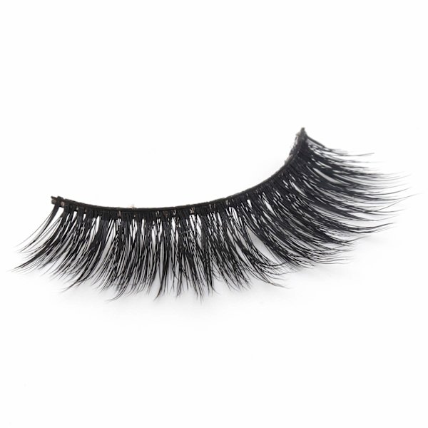 5-par lösögonfransar - 6D faux mink - G219 Svart