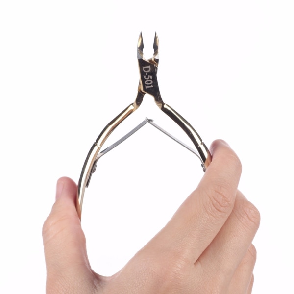 Cuticle Nipper rustfri - Cuticle bar - Neglesaks Gold