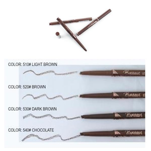 Ögonbrynspenna - Eyebrow pen - Twist brows pen Brown 520# - Brown