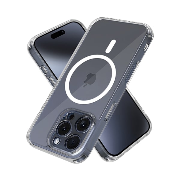 iPhone 16 - Silikone etui - Magsafe Transparent Iphone 16
