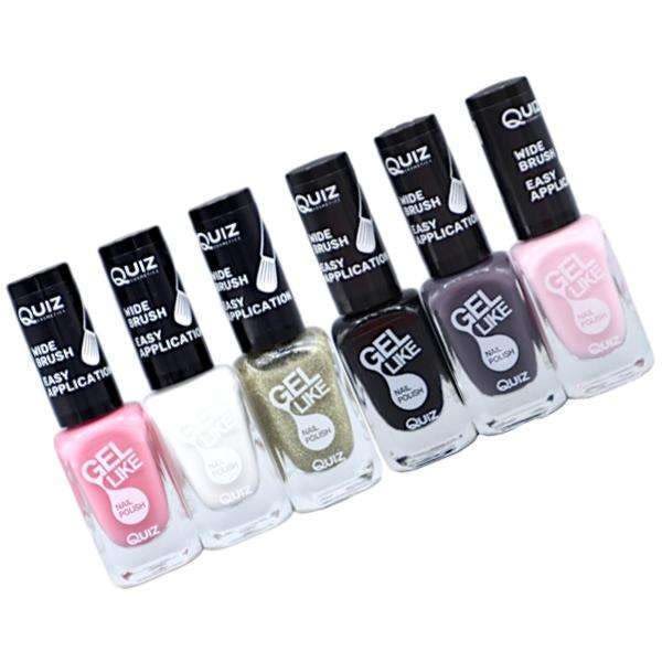 6 stk neglelakk, neglelakk - Sett - Multicolor