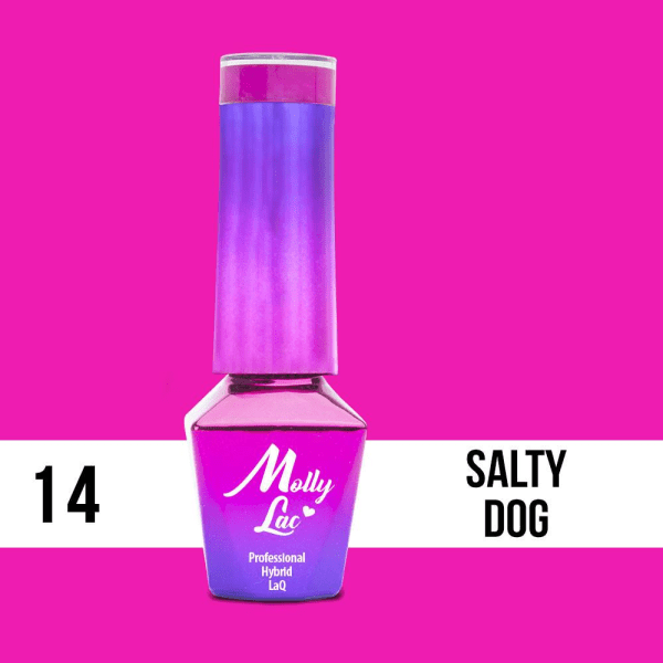 Mollylac - Gelelakk - Cocktailer og drinker - Nr14 - 5g UV gel/LED Pink