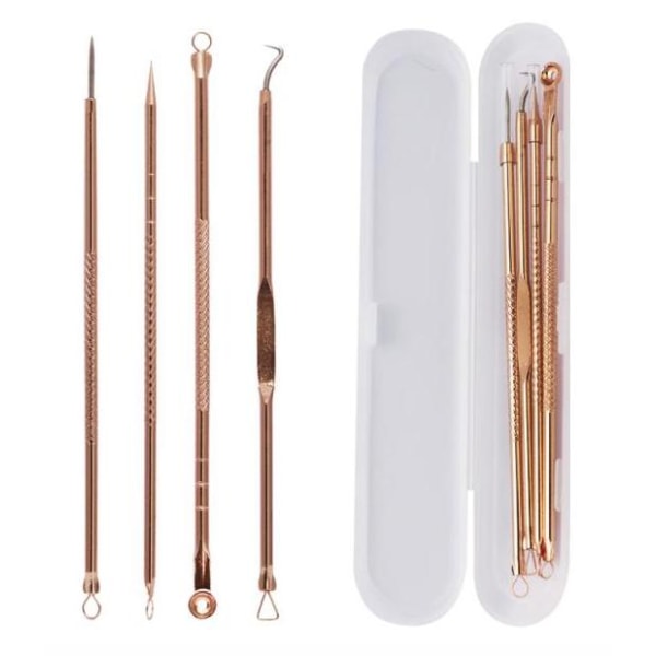 Cuticle pusher - 2 i 1 Pink gold