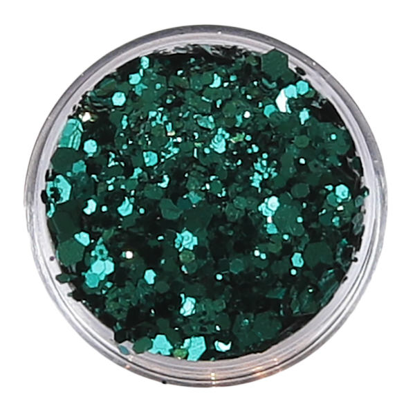 Nagelglitter - Mix - Petrol - 8ml - Glitter